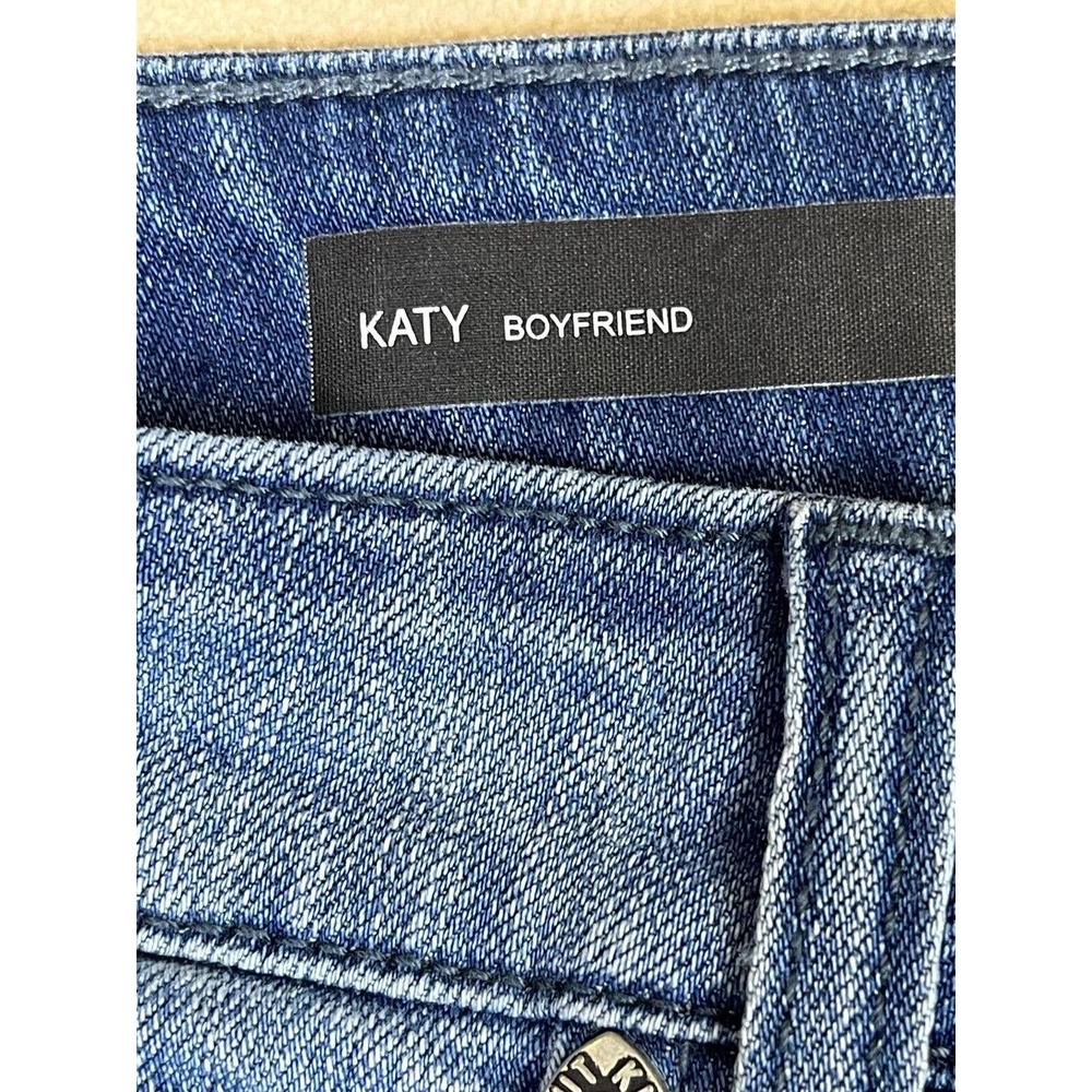 Kut From The Kloth Kathy Boyfriend Skinny‎ Jeans Womens 4 Distressed Stretch - Picture 8 of 14